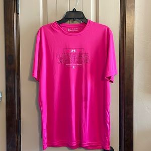 Under Armour pink athletic shirt